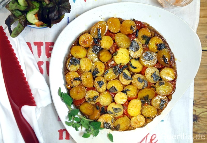 Tarte Tartin Suprise #rezept #gourmetguerilla #vegan