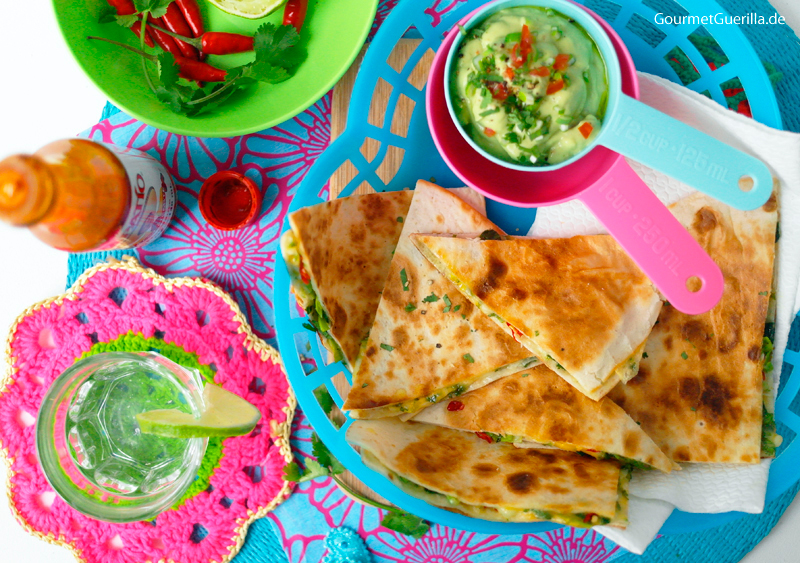 Schnelle Quesadillas Mit Guacamole Nach Jamie Oliver Gourmetguerilla S Foxy Food
