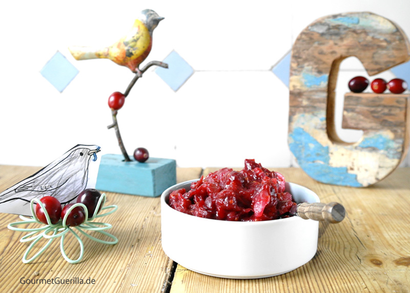 Dattel-Cranberry-Chutney #rezept #gourmetguerilla