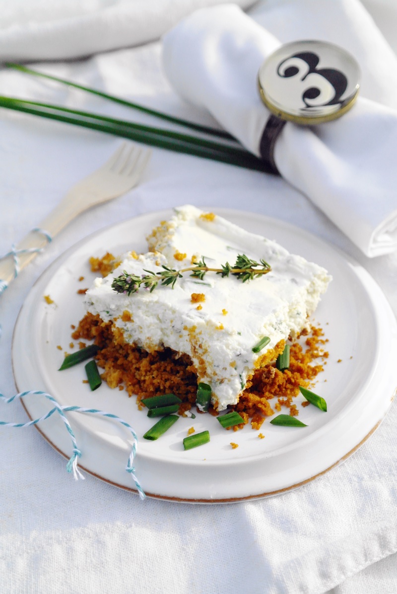 {Oster-Rezept} Frischkäsetarte mit Kräutern | GourmetGuerilla.de
