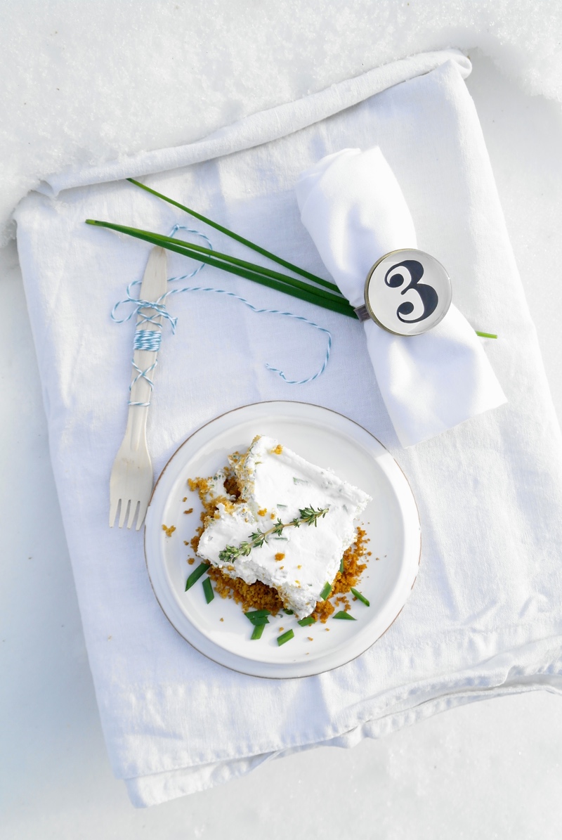 {Oster-Rezept} Frischkäsetarte mit Kräutern | GourmetGuerilla.de