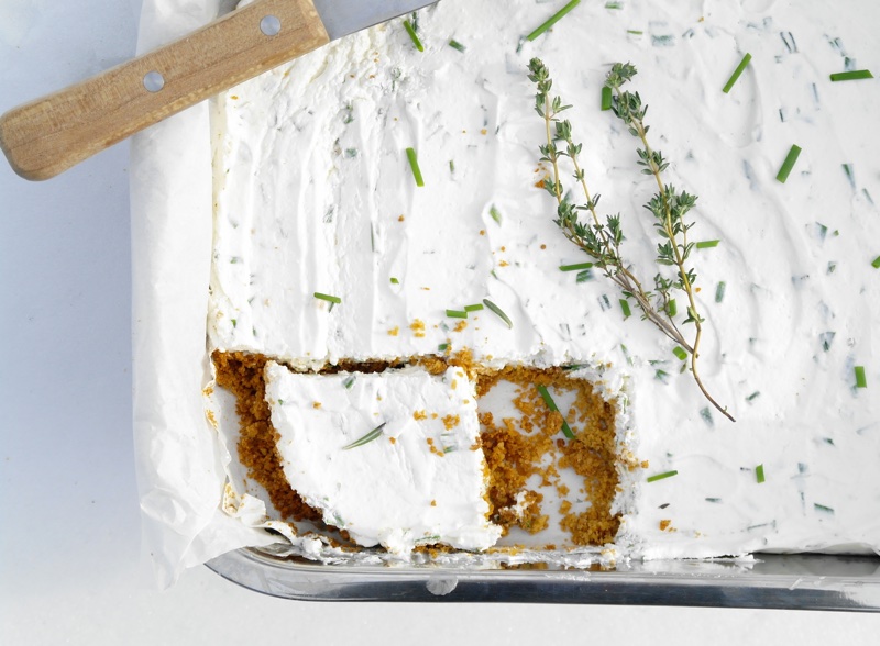 {Oster-Rezept} Frischkäsetarte mit Kräutern | GourmetGuerilla.de