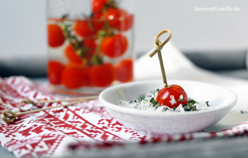 Beschwippste Tomaten #rezept #gourmetguerilla #appetizer