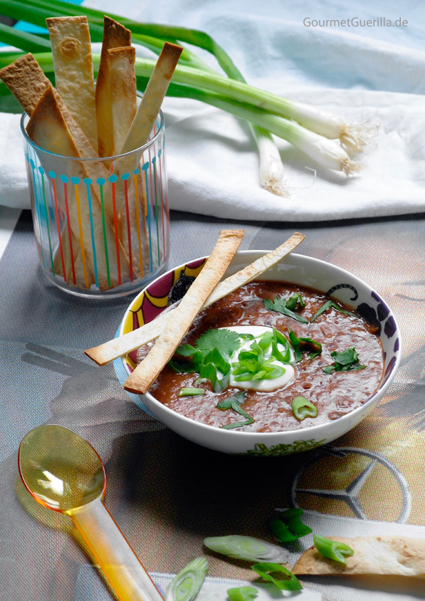 Rote Bohnensuppe Mexican Style #rezept #GourmetGuerilla #vegetarisch