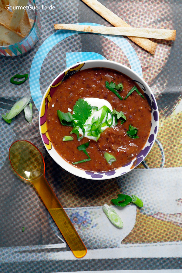 Rote Bohnensuppe Mexican Style #rezept #GourmetGuerilla #vegetarisch