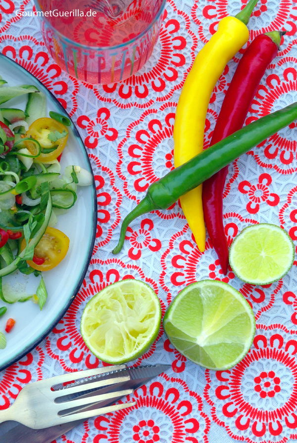 Pepperoni und Limetten #gourmetguerilla