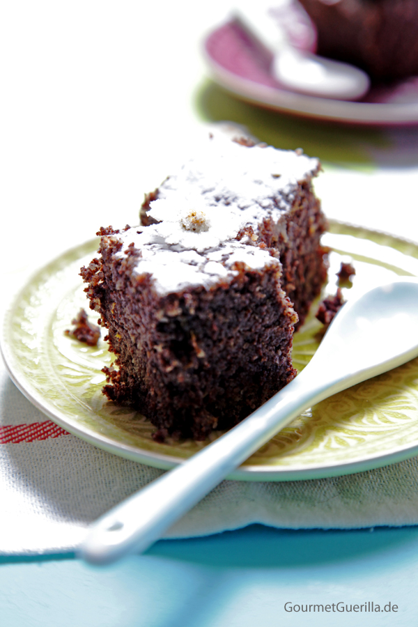 Saftige Mohn-Orangen-Brwonies #rezept #gourmetguerilla #ohneMehl #backen