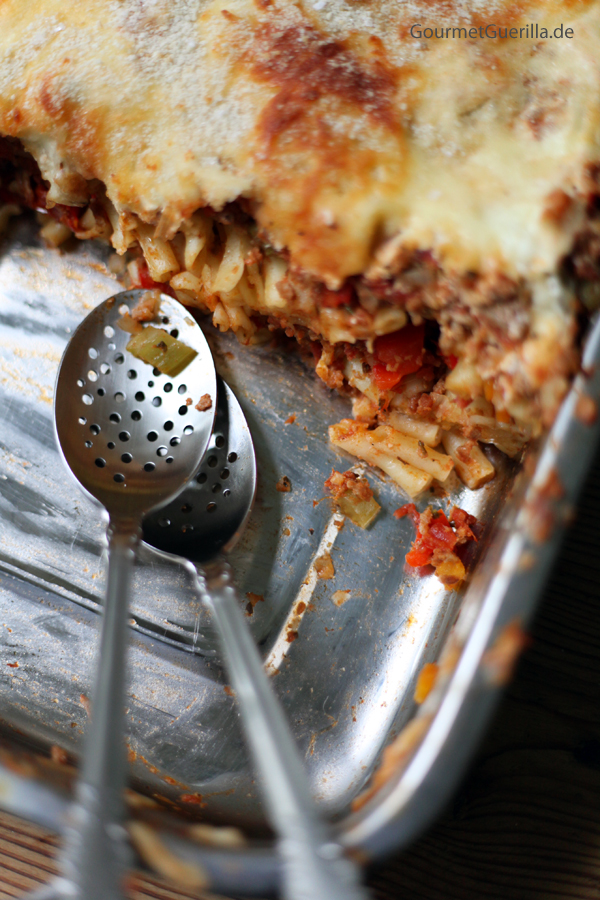 Makkaroni-Lasagne #rezept #gourmetGuerilla #familienessen