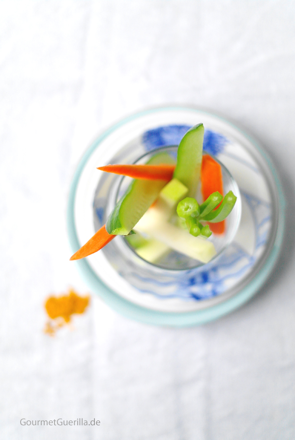 Gemuesesticks im Glas #gourmetguerilla