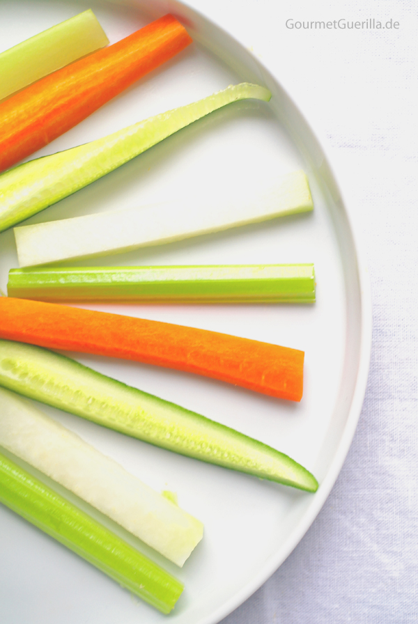 Gemüsesticks #gourmetguerilla.de