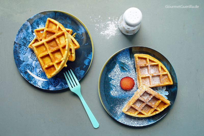 (S)low Carb Süße Linsen-Waffeln #rezept #gourmetguerilla #slowcarb