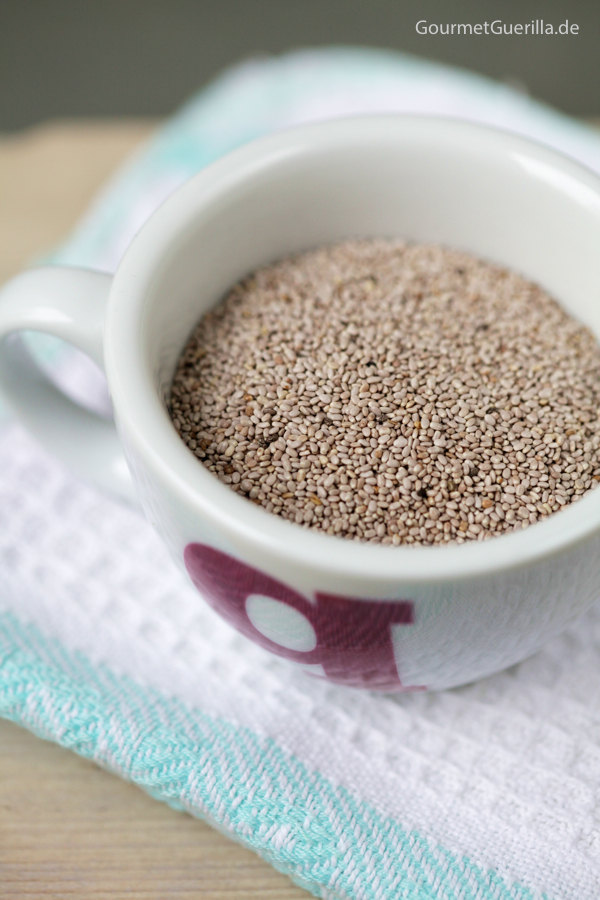 Chia-Samen für Pudding #rezept #gourmetguerilla #vegan #lowcarb
