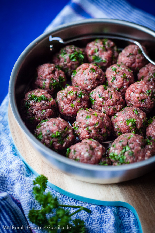 Marinara Meatballs aus dem Schnellkochtopf | GourmetGuerilla.de
