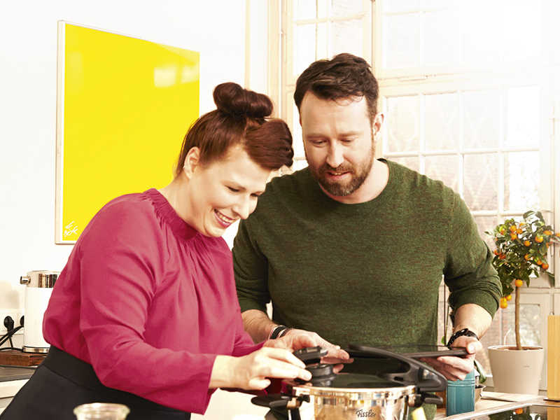 Schnellkochtopfen mit Fissler