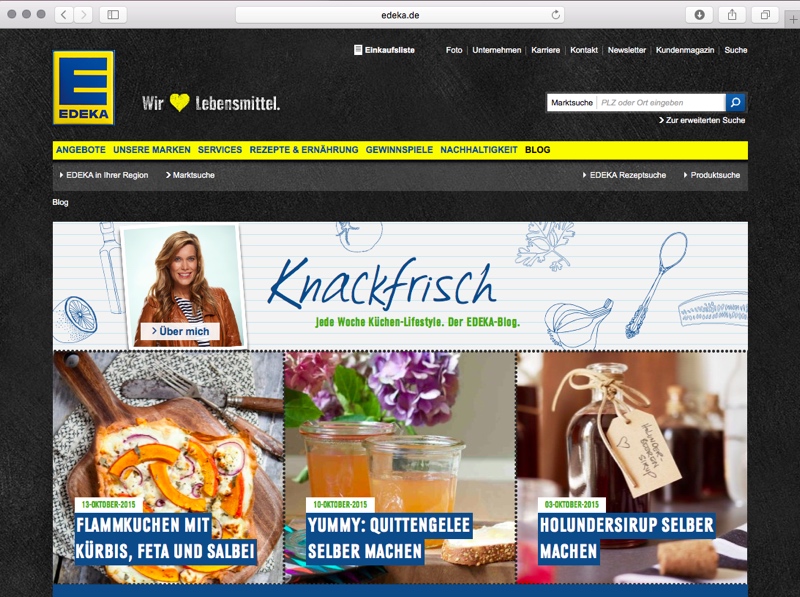 Blog Knackfrisch von EDEKA