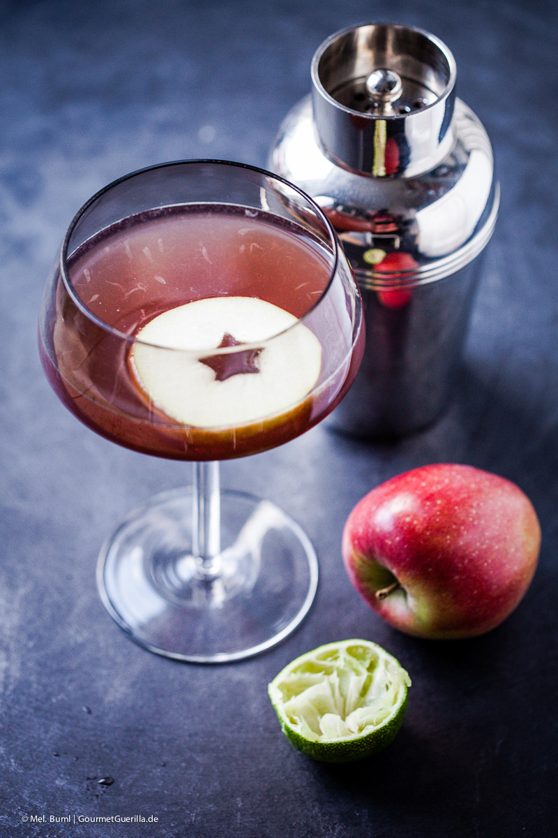 Pink Appletinis Cocktail | GourmetGuerilla.de