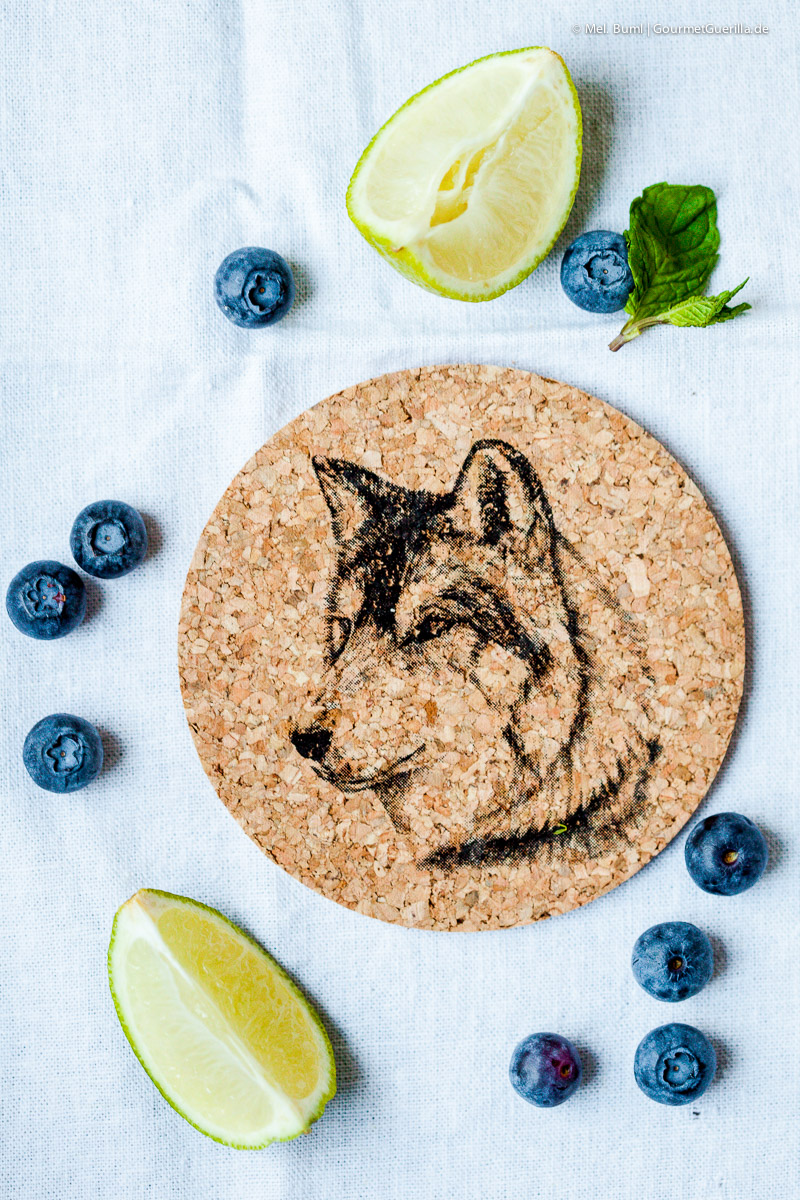 {Low Carb} Virgin Blaubeer Aronia Mojito Cocktail | GourmetGuerilla.de