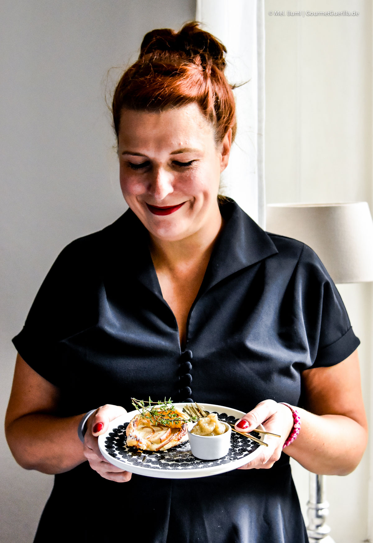 Kleine Käse-Birnen-Quiche mit schnellem Birnen-Kardamom-Sorbet | GourmetGuerilla.de