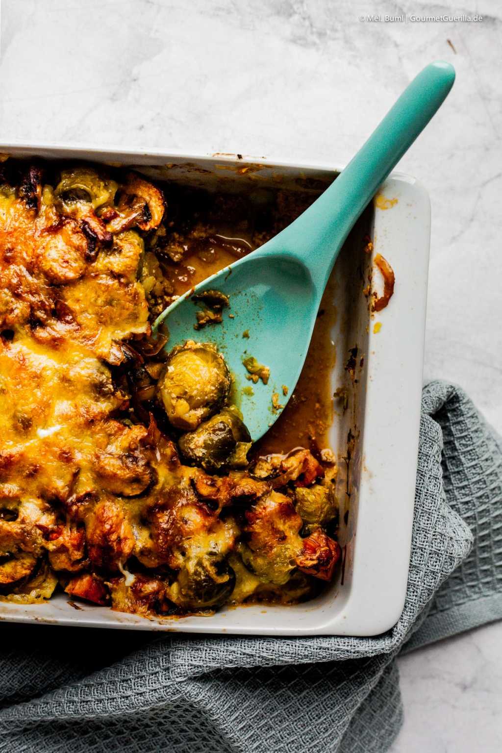 {Low Carb} Rosenkohl Auflauf mit Kassler. Ein Wochenend Essen für die