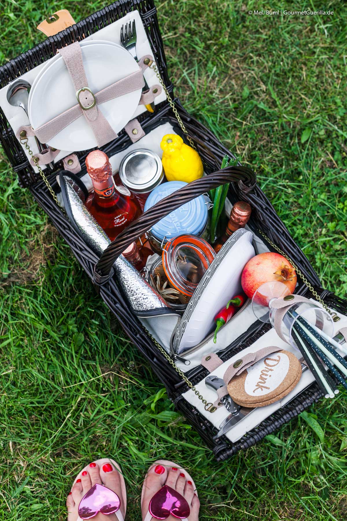 Ein Picknick für zwei mit vier leckeren Rezeptideen | GourmetGuerilla.de