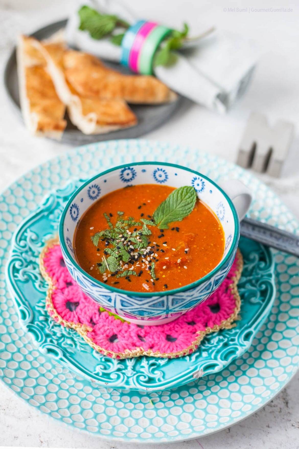 Indische Tomatensuppe. Wunderbar würzig, innerlich wärmend und teenager ...