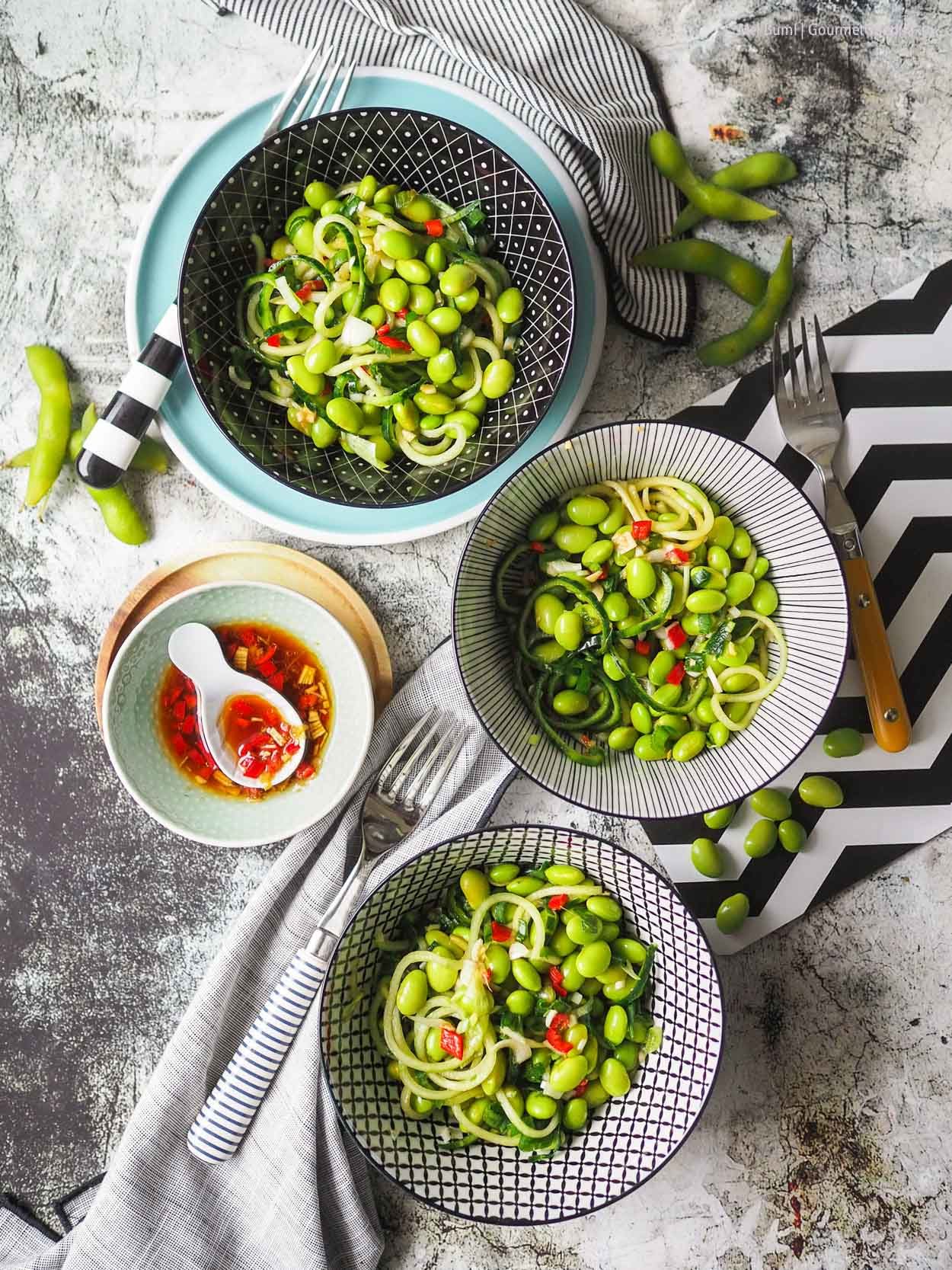 Daves-veganer-Edamame-Gurken-Salat-GourmetGuerilla.de