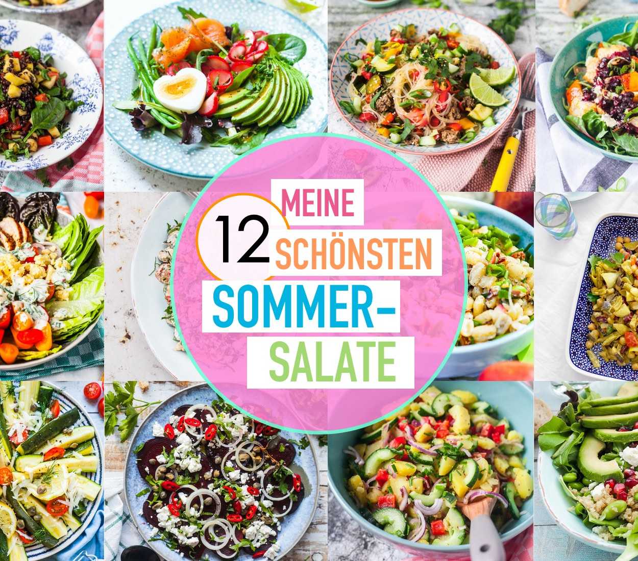 Meine 12 schönsten Sommersalate | FoxyFood.de