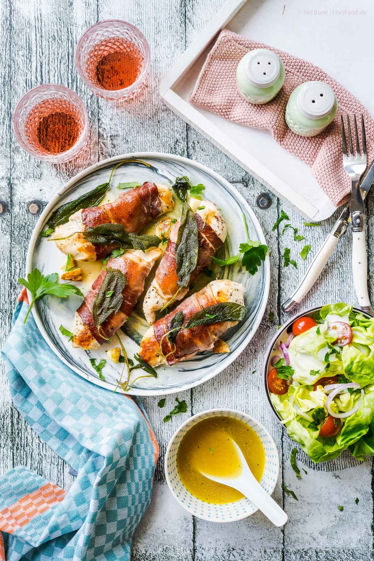 Hähnchenbrust Saltimbocca sous-vide aus dem Bosch Cookit | FoxyFood.de